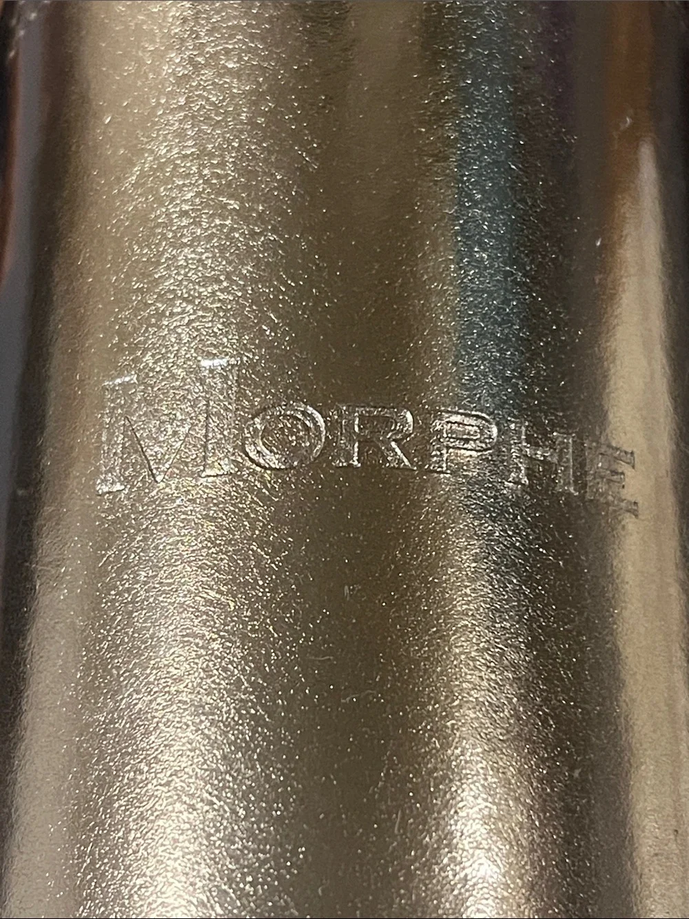 Morphe Rose Gold / Gold Brush Case with 7 pcs White Handle Brush Set